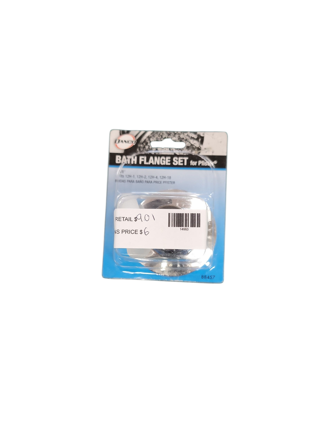DANCO 0.625 in. Flange in Chrome for Price Pfister Faucets 88457