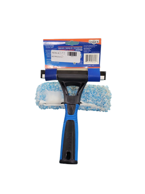 Unger 6 in. 2-in-1 Window Cleaner Squeegee &amp; Scrubber Combi 981600