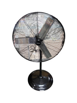 VISIONAIR 30 in. Heavy-Duty Oscillating High Velocity Pedestal Drum Fan, Black 2VAFP30