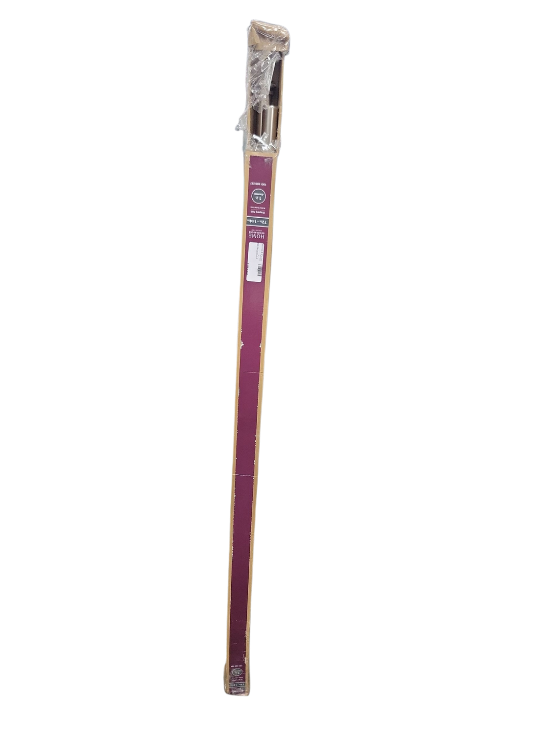 Home Decorators Collection 72 in. - 144 in. Telescoping 1 in. Single Curtain Rod in Brushed Nickel U-BN144FOHJ07 .