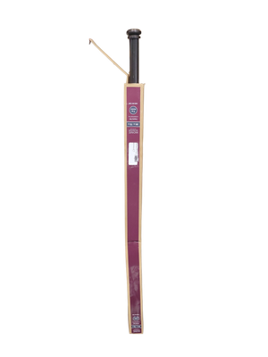 Home Decorators Collection 36 in. - 72 in. End Cap Telescoping 1 in. Single Curtain Rod in Matte Black AORB72FOHJ07 .