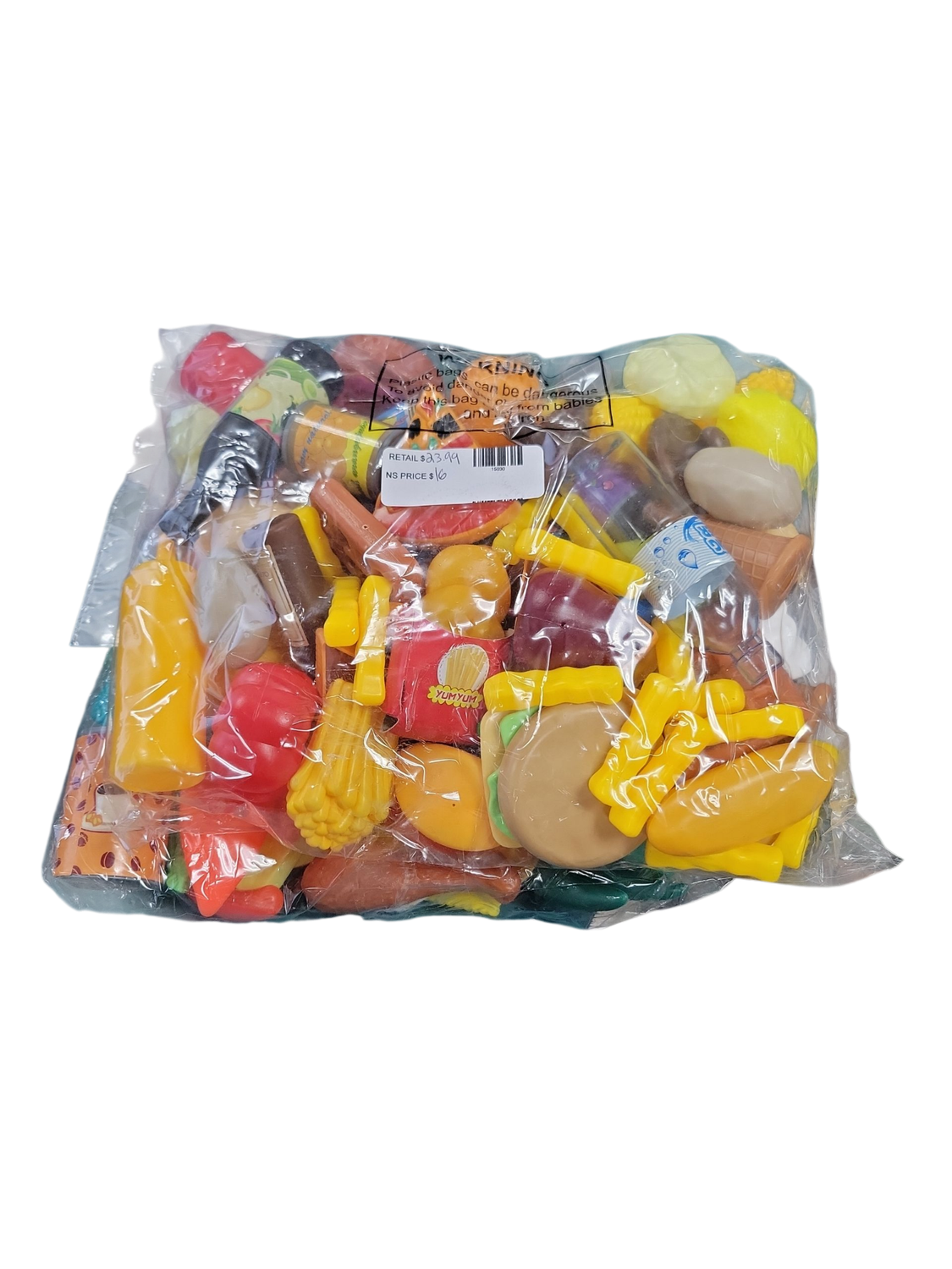 Play Food Sets,143Pcs Play Kitchen Accessories,Toy Food for Toddler, Fake Food Toys with Storage Bag, Pretend Food for Kids , Toy Kitchen Accessories for Boys Girls, Daycare Educational Toy