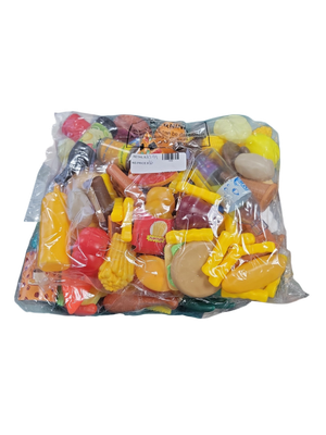 Play Food Sets,143Pcs Play Kitchen Accessories,Toy Food for Toddler, Fake Food Toys with Storage Bag, Pretend Food for Kids , Toy Kitchen Accessories for Boys Girls, Daycare Educational Toy