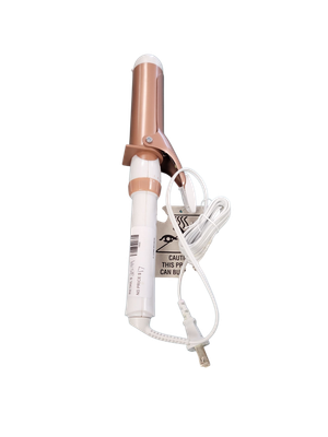 Conair Double Ceramic 1-1/2 Inch Curling Iron, 1.5-Inch Barrel Creates Soft Waves and Curls, Hair Curler for Use on Medium and Long Hair, White