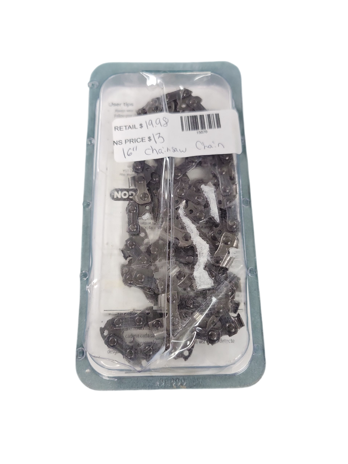 Oregon S55 Chainsaw Chain for 16 in. Bar, Fits McCulloch, Stihl, Craftsman, Wen, Poulan and more S55-21