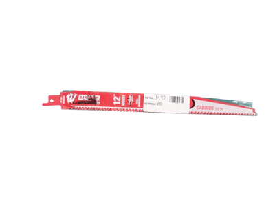 DIABLO 12 in. 5/7 TPI Demo Demon Carbide Reciprocating Saw Blade for Nail-Embedded Wood Cutting DS1206CWX