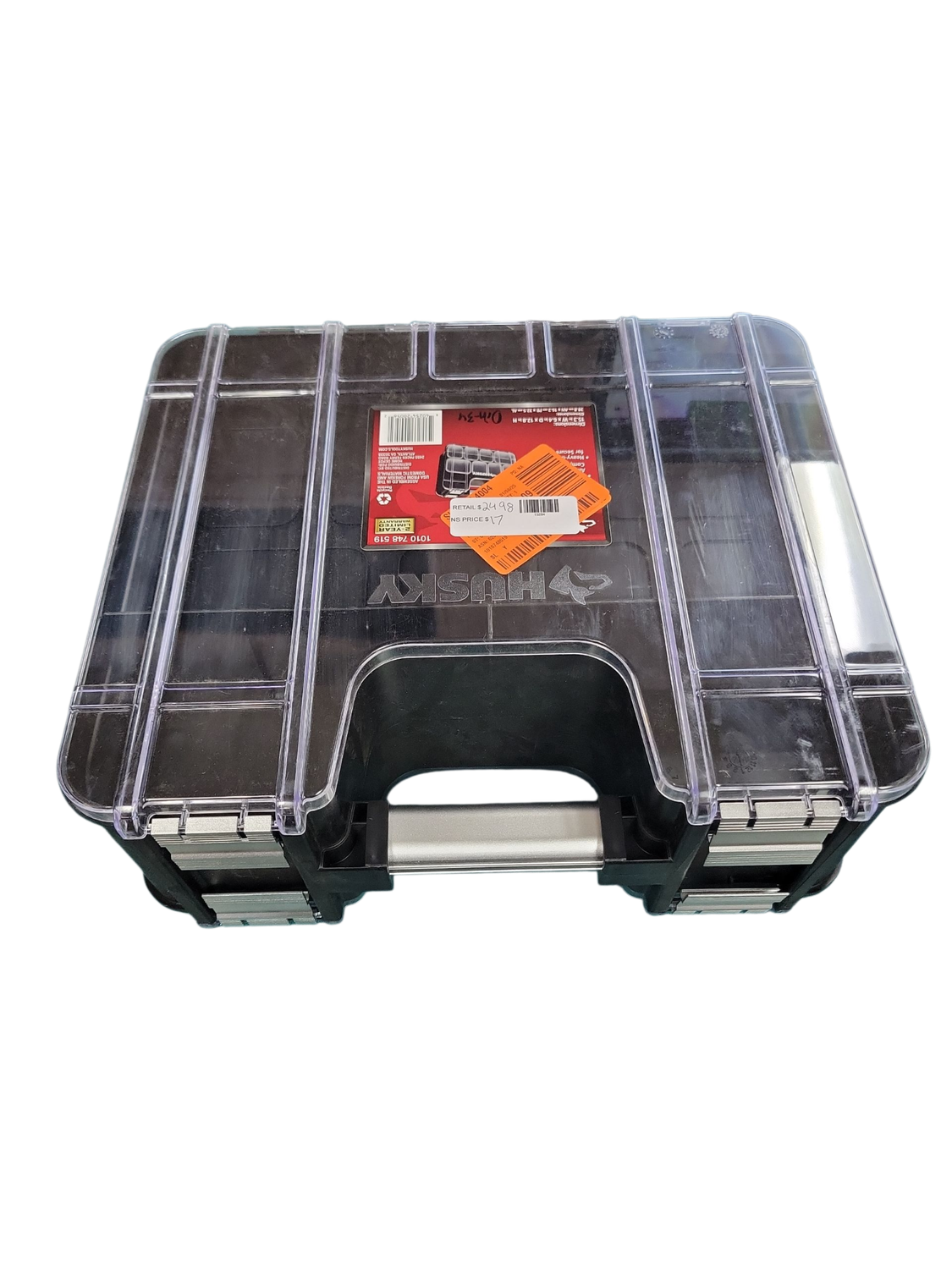 Husky 33-Compartment Adjustable Double Sided Tool Storage Organizer 999-8001 .