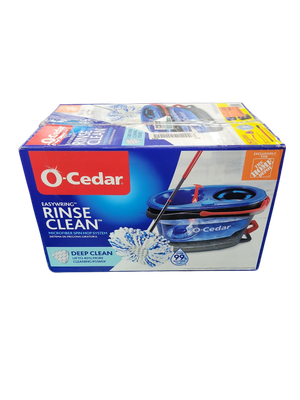 O-Cedar RinseClean Deep Clean Microfiber Spin Mop, Clean with Clean Water (The Home Depot Exclusive) 174221  .