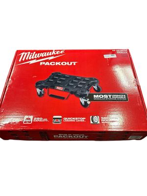 Milwaukee PACKOUT Dolly 24 in. x 18 in. Black Multi-Purpose Utility Tool Cart 48-22-8410