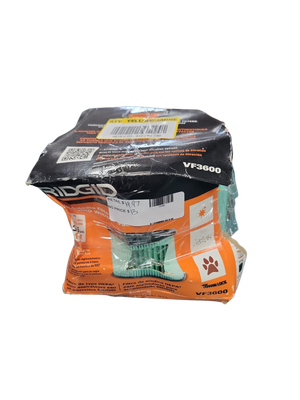 RIDGID Genuine HEPA Material Pleated Shop Vacuum Filter Replacement for Most 3-4.5 Gal. RIDGID Wet Dry Vacs (1-Pack) VF3600