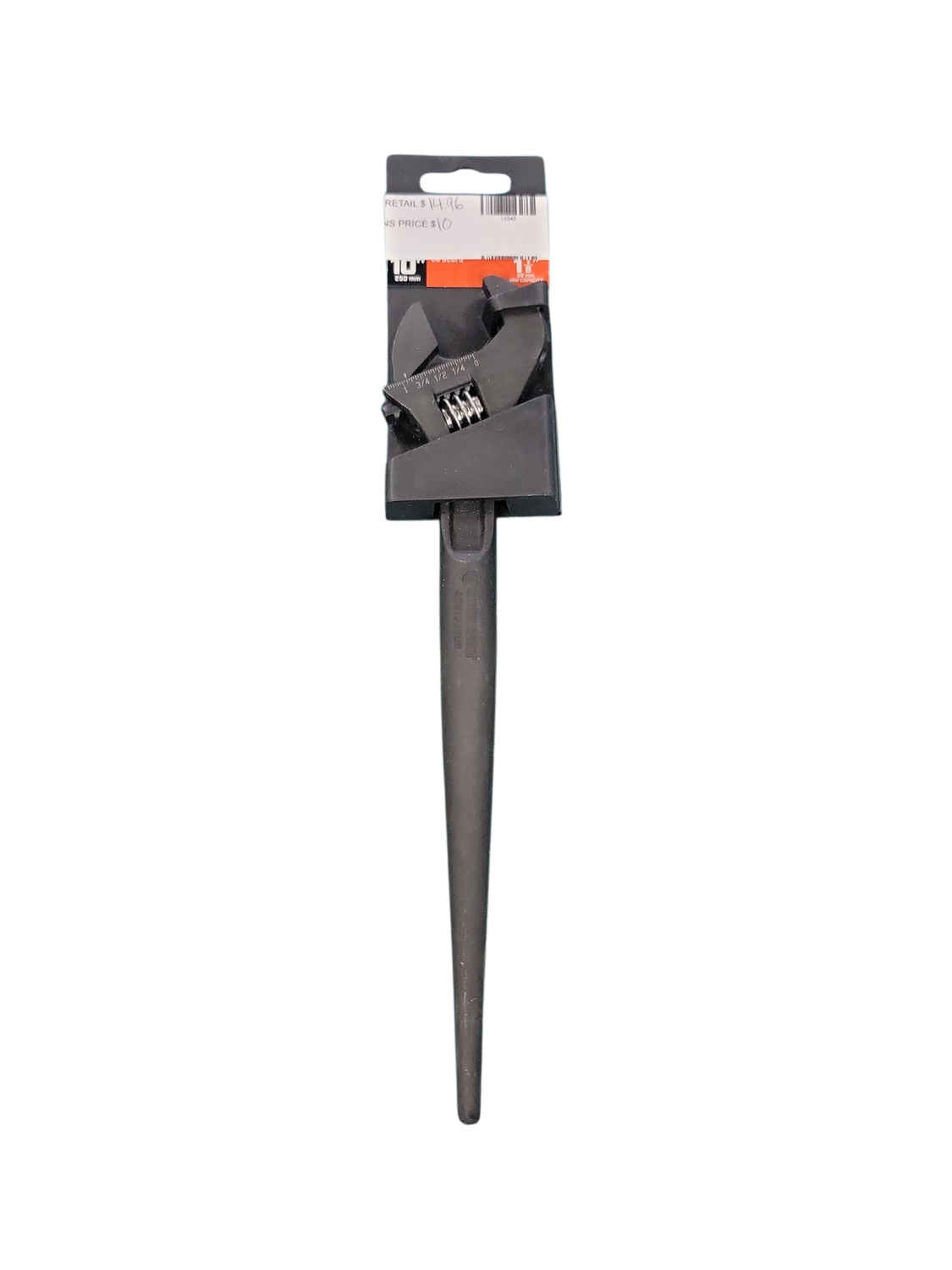 Crescent 10 in. Black Oxide Adjustable Construction Wrench AT210SPUD