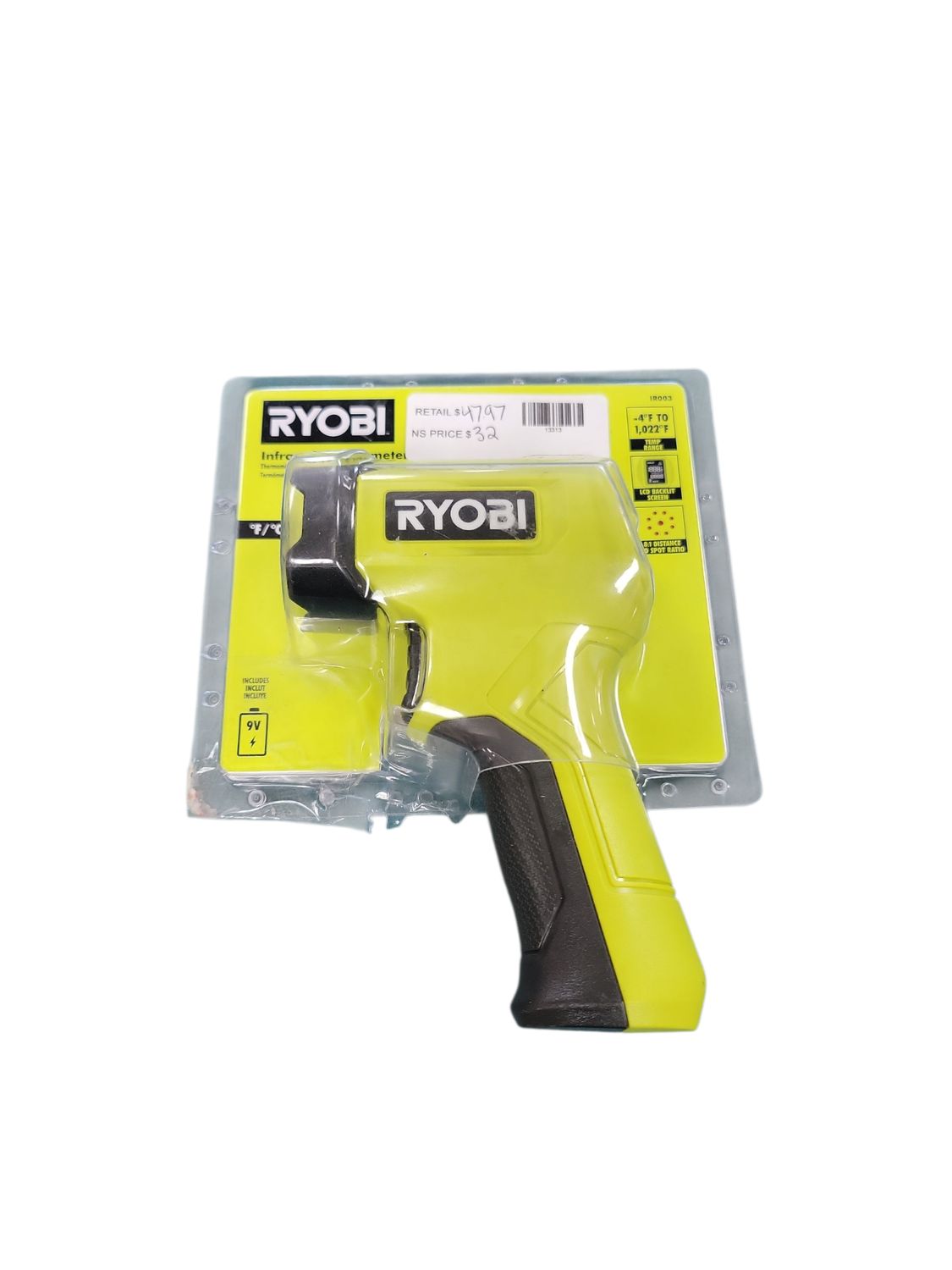 RYOBI Infrared Thermometer IR003