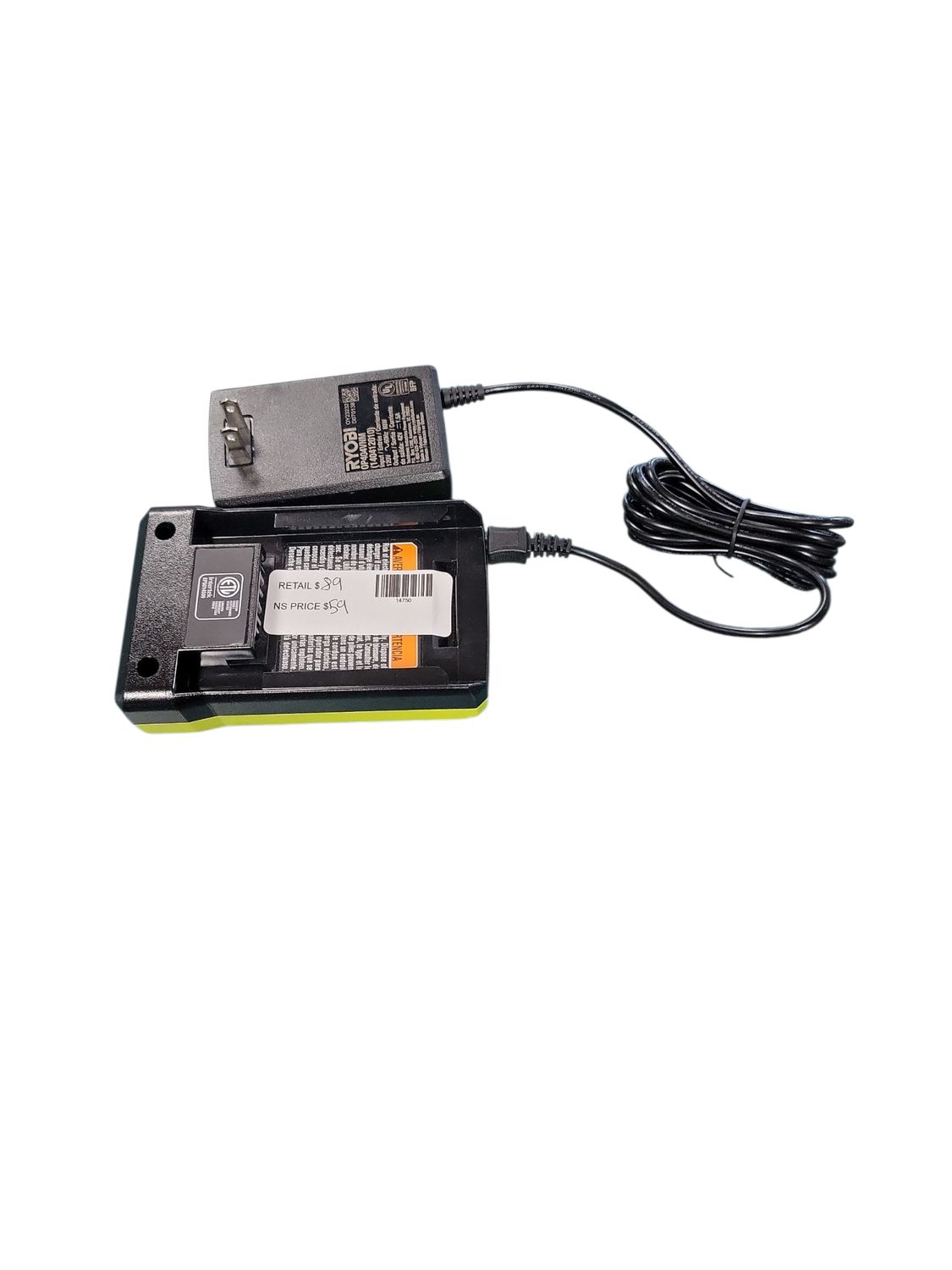RYOBI 40V Lithium-Ion Charger with USB Port OP403A  .