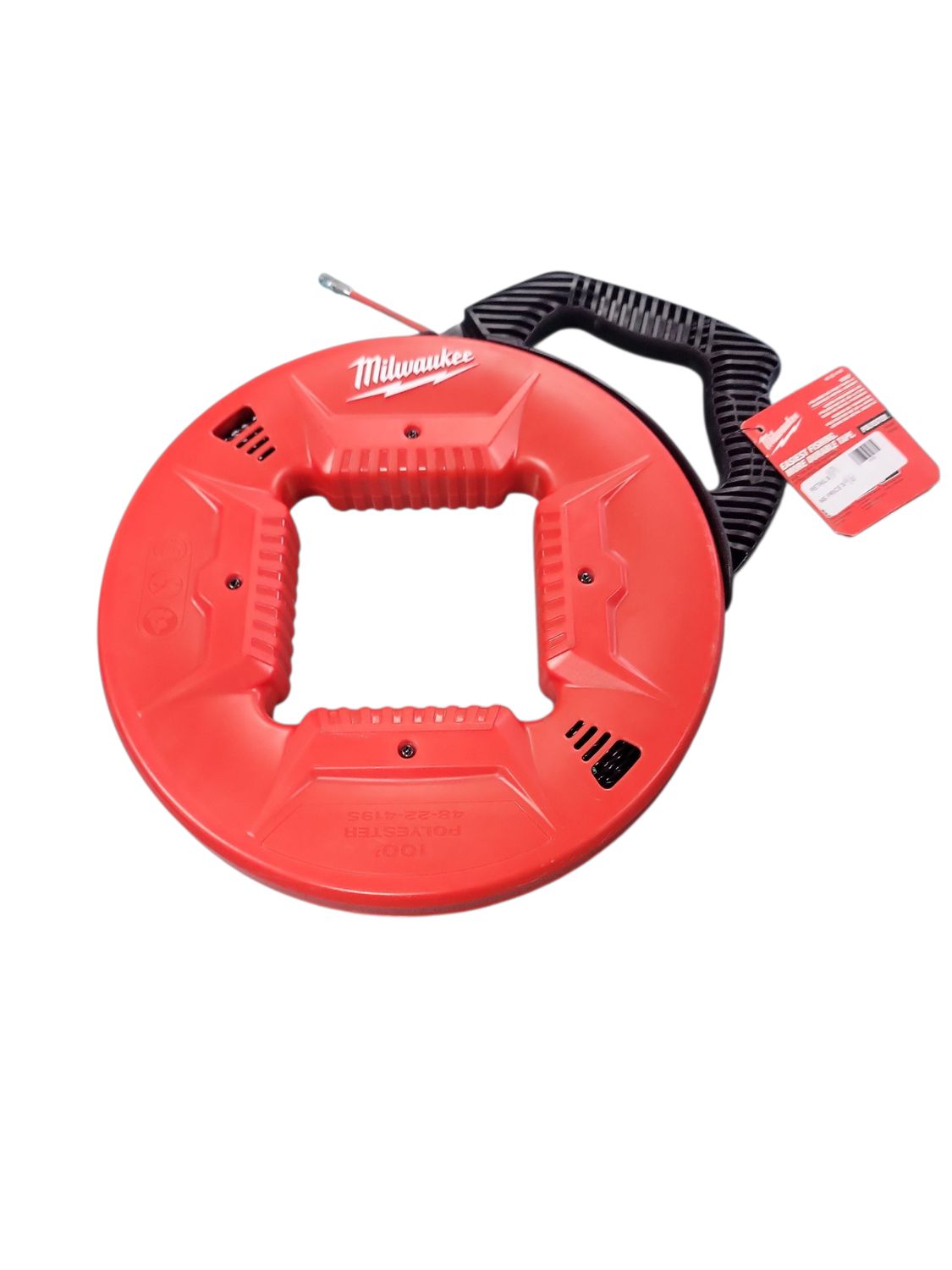 Milwaukee 100 ft. Polyester Fish Tape with Flexible Metal Leader 48-22-4195