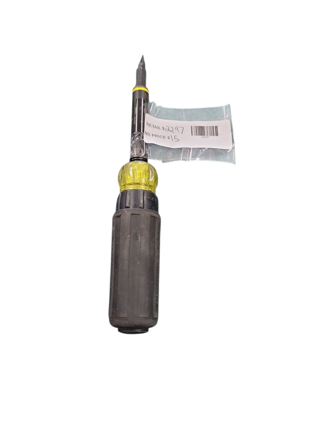 Klein Tools 11-in-1 Multi Bit Impact Rated Screwdriver / Nut Driver 32500HDR