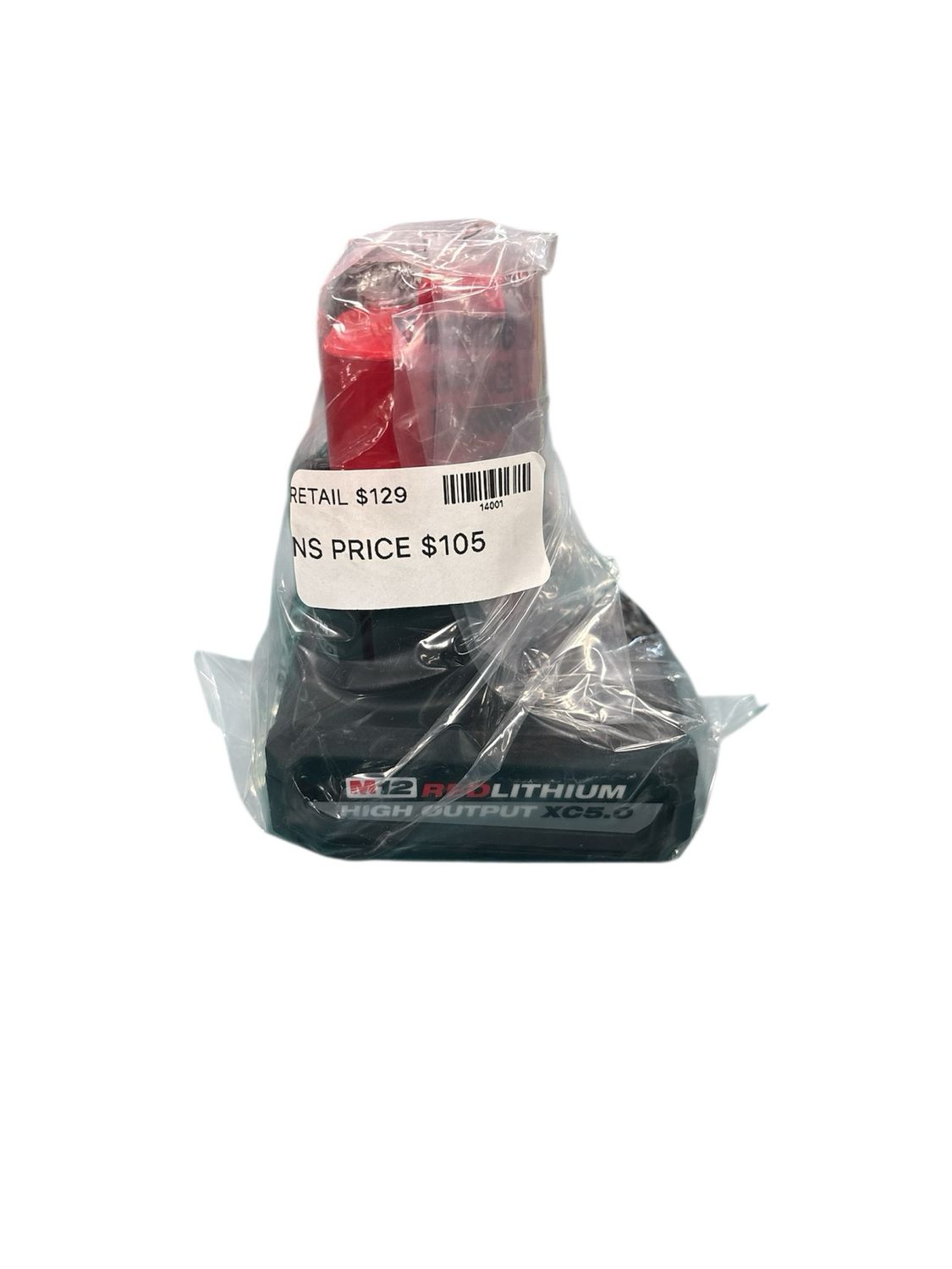 Milwaukee M12 12-Volt Lithium-Ion XC High Output 5.0 Ah Battery Pack 48-11-2450  .