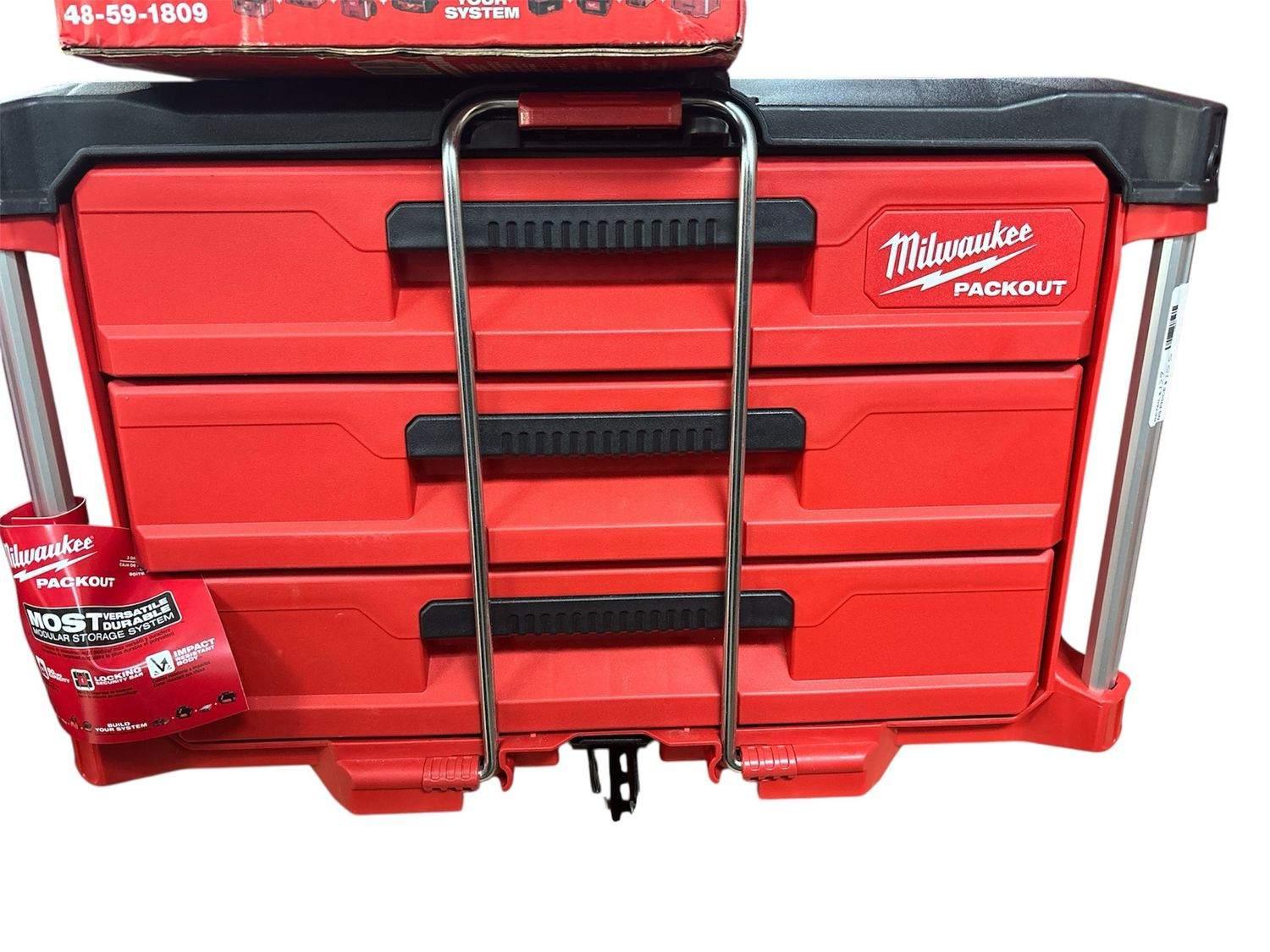 Milwaukee PACKOUT 22 in. Modular 3-Drawer Tool Box with Metal Reinforced Corners  48-22-8443