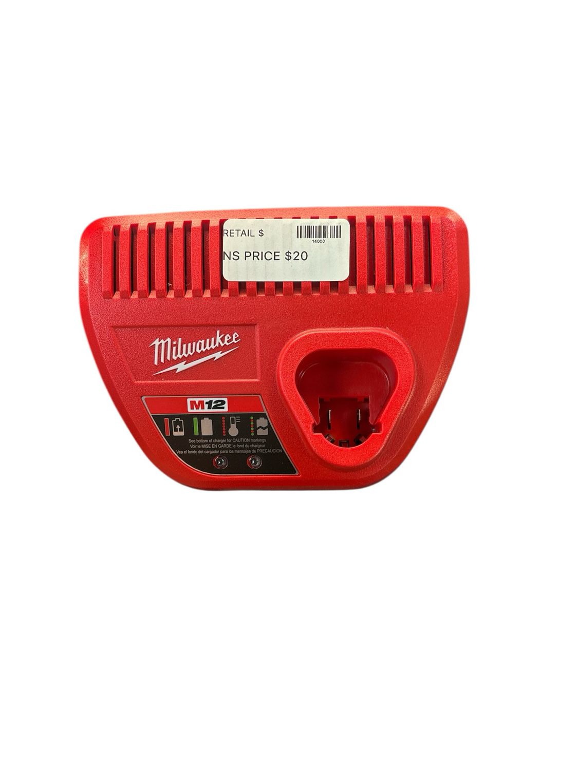 Milwaukee M12 12-Volt Lithium-Ion Battery Charger 48-59-2401  .
