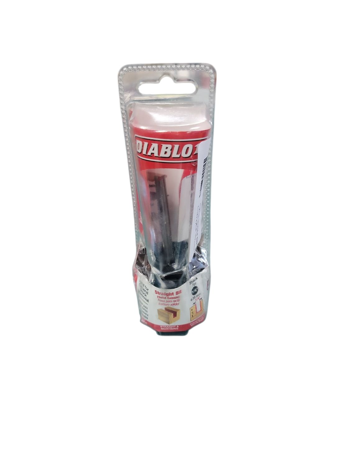 DIABLO 1/4 in. x 1 in. Carbide Straight Router Bit DR04108
