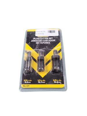 General Tools Plug Cutter Set (3-Piece) S31