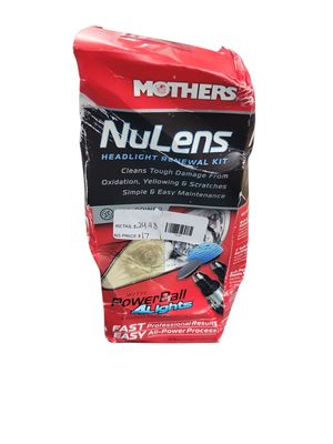 MOTHERS Nulens Automotive Headlight Renewal and Restoration Kit 07251
