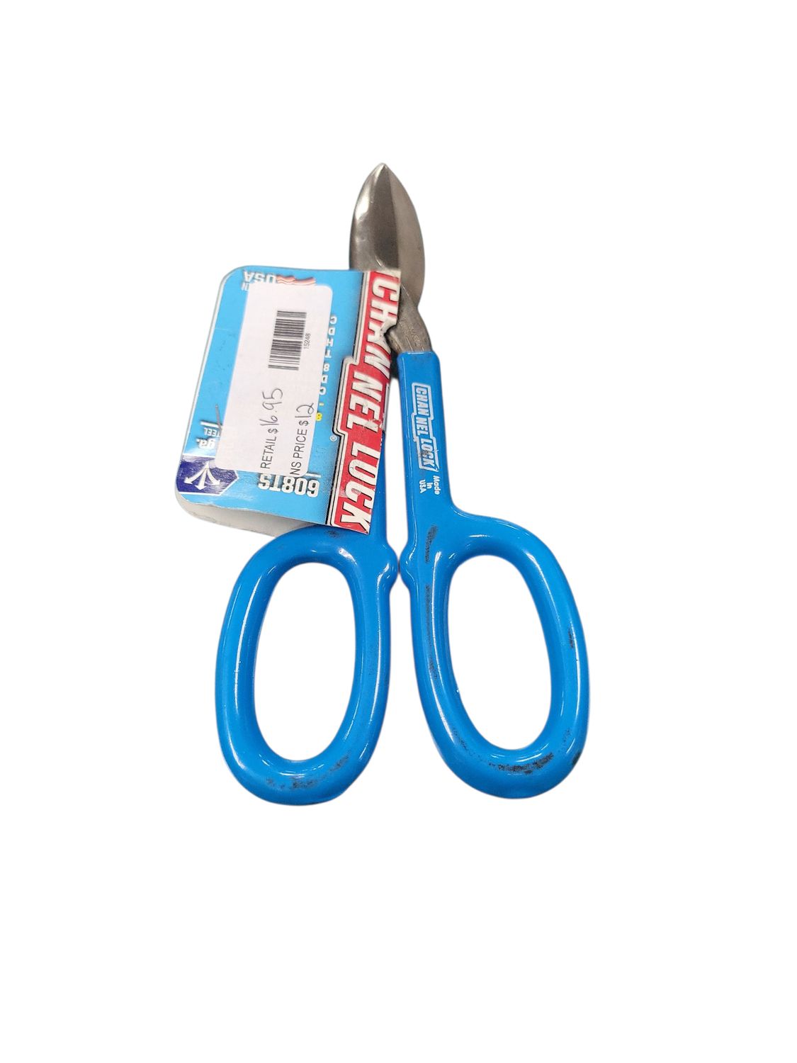 Channellock 8 in. Straight-Cut Tin Snip 608TS