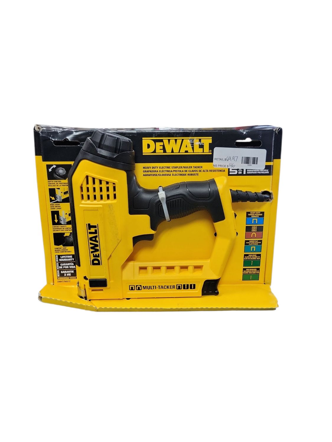 DEWALT 5-in-1 Multi-Tacker and Brad Nailer DWHT75021