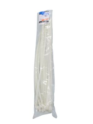 24 in. Plenum Rated UL21S HVAC Cable Zip Ties Natural (White) (50-Pack) GT-24HDNC50