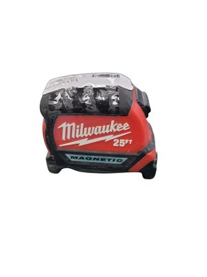 Milwaukee 25 ft. x 1-1/16 in. Compact Magnetic Tape Measure with 15 ft. Reach 48-22-0325 .