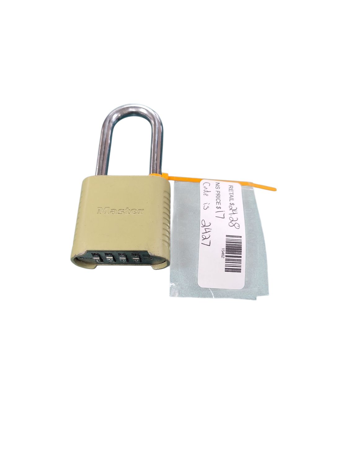 Master Lock Outdoor Combination Lock, 2 in. Shackle, Resettable 875DLHHC