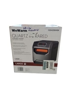 WeWarm Electric 6 Element Infrared Space Heater Black Plastic HT1013US