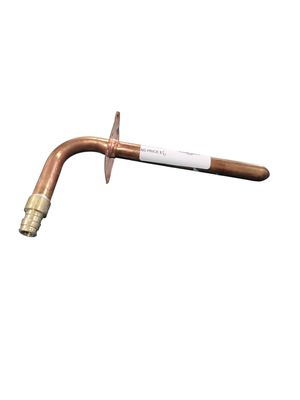 SharkBite 1/2 in. PEX Barb Expansion x 6 in. Length Copper 90-Degree Stub Out Elbow Fitting with Mounting Bracket UAB23070LFA