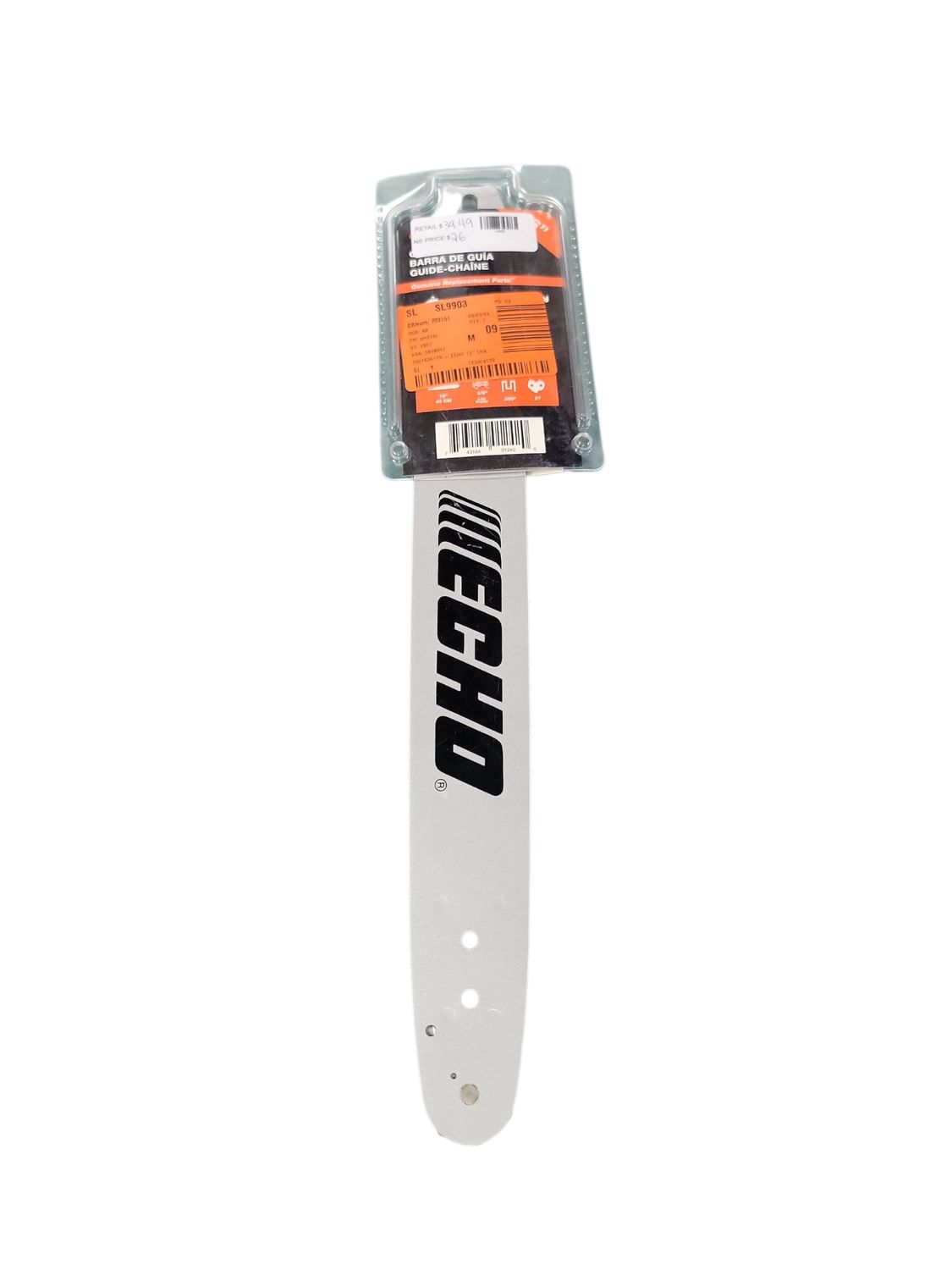 ECHO 16 in. Chainsaw Guide Bar 16A0CD3757C