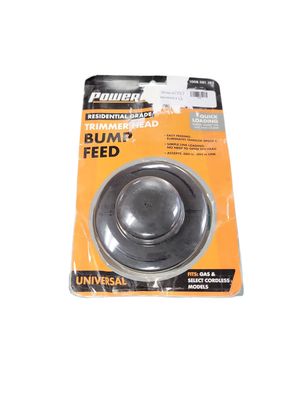 Powercare Universal Fit Replacement Bump Feed Head for Gas and Select Cordless String Grass Trimmer/Lawn Edger 17626 .