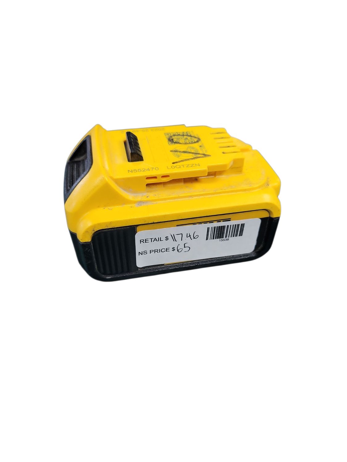 DEWALT 20V MAX Premium Lithium-Ion 5.0Ah Battery Pack DCB205 . .