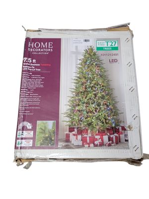 Home Decorators Collection 7.5 ft. Grand Duchess Twinkling Balsam Fir LED Pre-Lit Artificial Christmas Tree T27 24LE31041