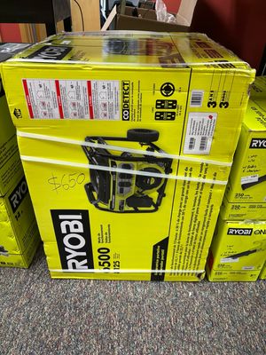 RYOBI 6500-Watt Gasoline Powered Portable Generator with CO Detect Shutdown Sensor RY906500VNM