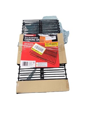 Universal 19 in. Adjustable Porcelain Cooking Grate 550-0002 .