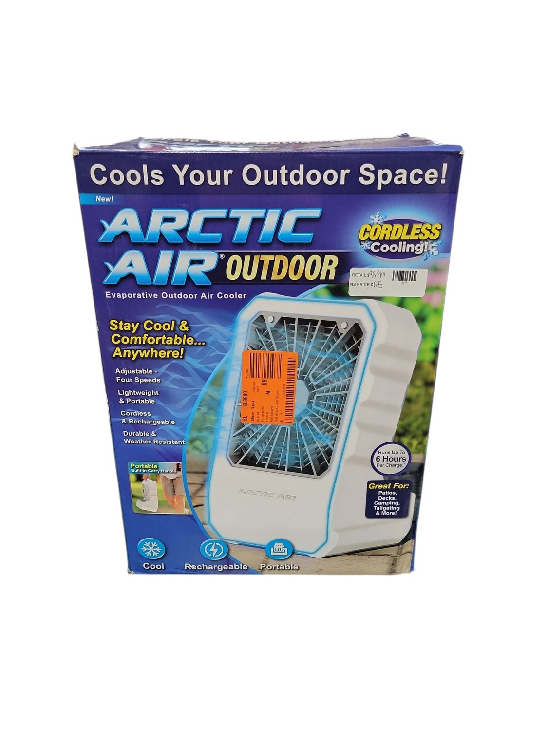ARCTIC AIR 2 CFM 3-Speed Personal Portable Evaporative Neck Cooler for 0.45 sq. ft. Cooling Area AAFR-PD36