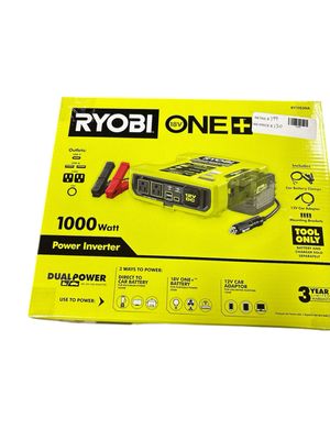 RYOBI ONE+ 18V 1000-Watt Max 12-Volt Automotive Power Inverter RYi1030A