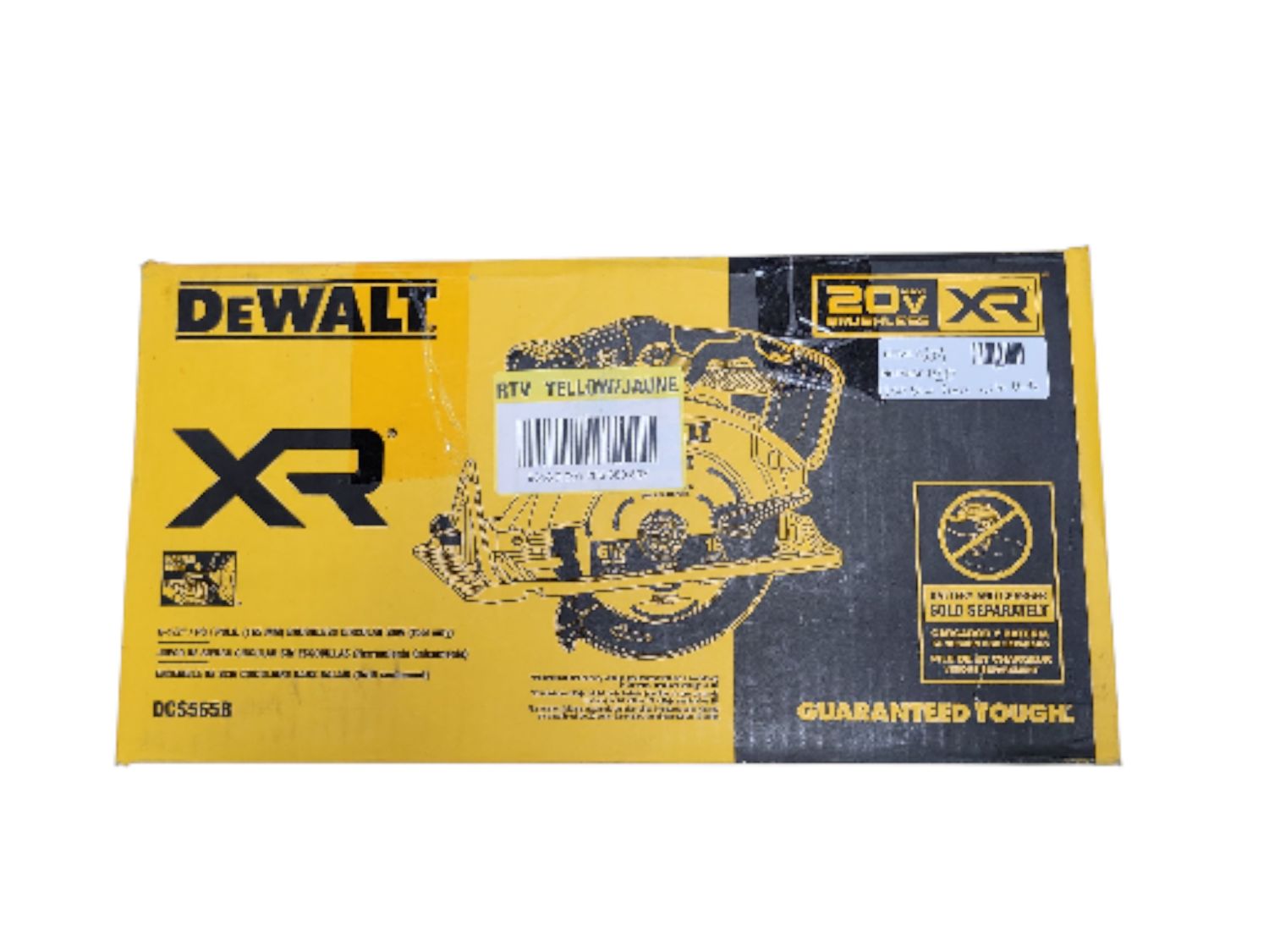 DEWALT 20V MAX Cordless Brushless 6-1/2 in. Sidewinder Style Circular Saw (Tool Only) DCS565B