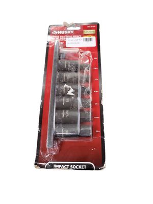 Husky 1/2 in. Drive Hex Bit Impact Socket Set SAE (7-Piece) H2DSAEHBI7PC .