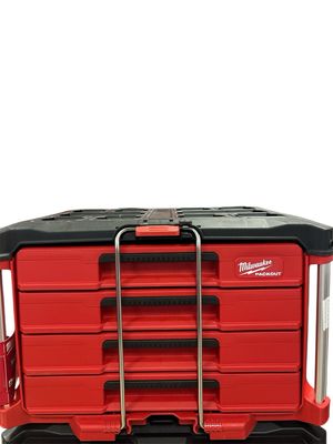 Milwaukee PACKOUT 22 in. Modular 4-Drawer Tool Box with Metal Reinforced Corners and 50 lbs. Capacity 48-22-8444 .