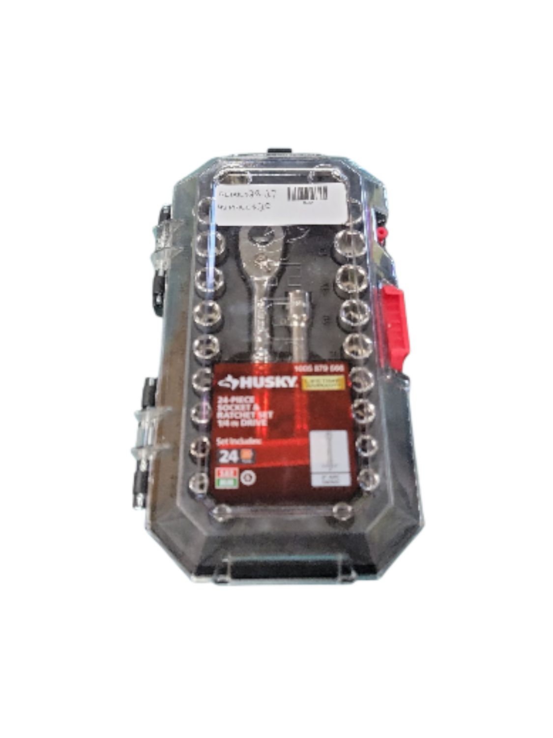 Husky 1/4 in. Drive Ratchet SAE/Metric Standard Socket Set (24-Piece) H4D24PCSWS