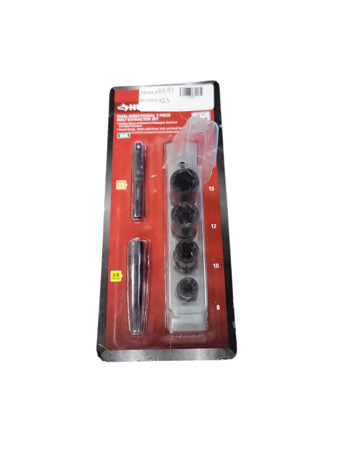 Husky Metric Dual Direction Extraction Socket Set (7-Piece) HXTRAC7PCMM