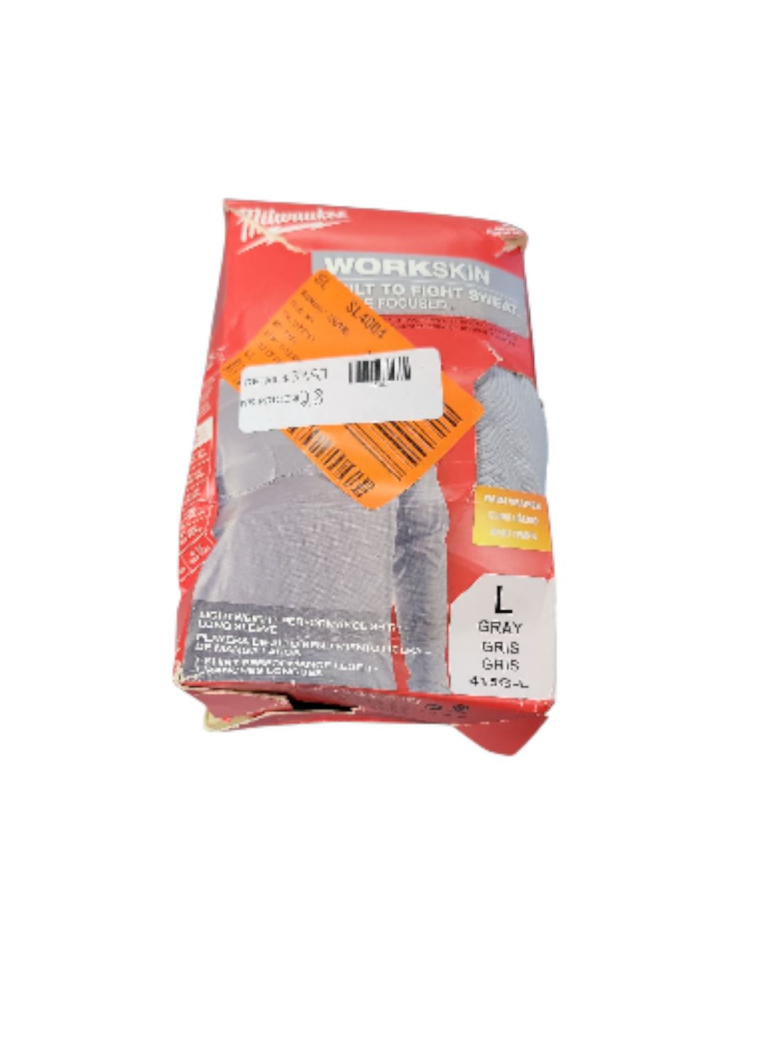 Milwaukee Men's Work Skin Large Gray Light Weight Performance Long-Sleeve T-Shirt 415G-L