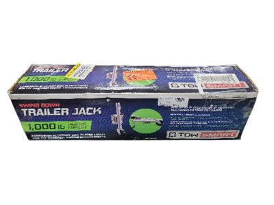 TowSmart 1,000 lb. Capacity, Side Wind, Swing Down, Bolt On Trailer Jack - 10 in. lift 791