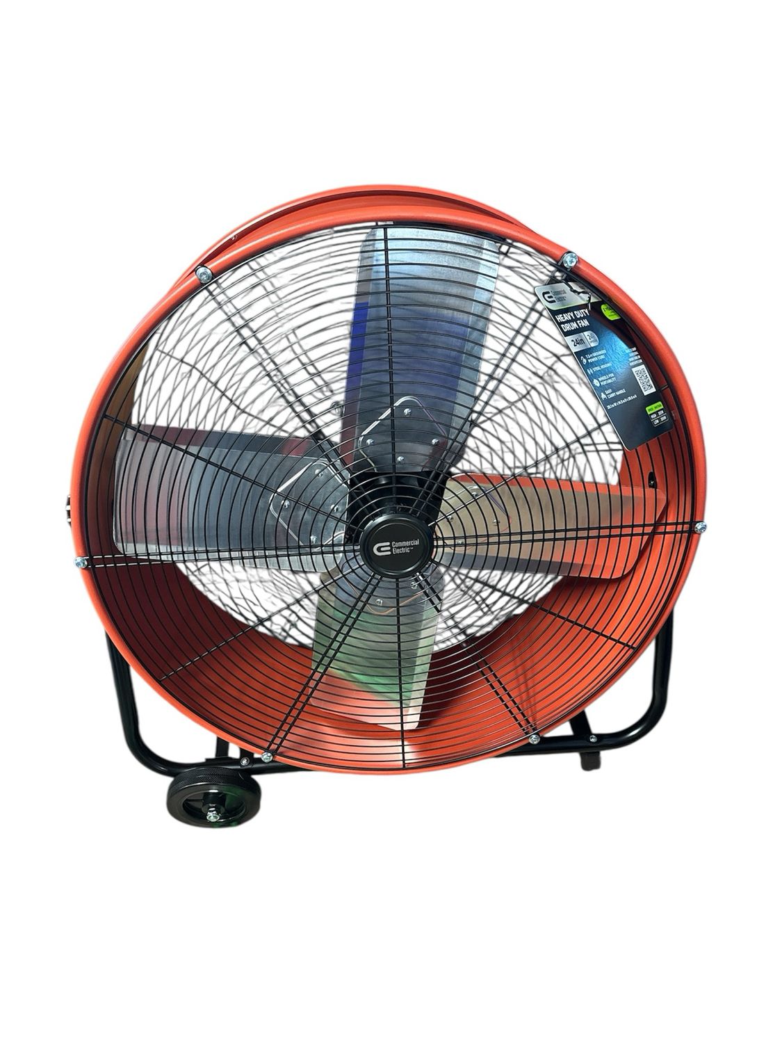 Commercial Electric 24 in. 2-Speed Heavy Duty Tilt Drum Fan SFDC6-600CT0-4  .