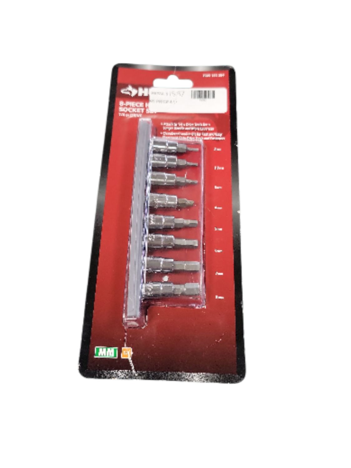 Husky 1/4 in. Drive Metric Hex Bit Socket Set (8-Piece) H4DMMHEX8PC