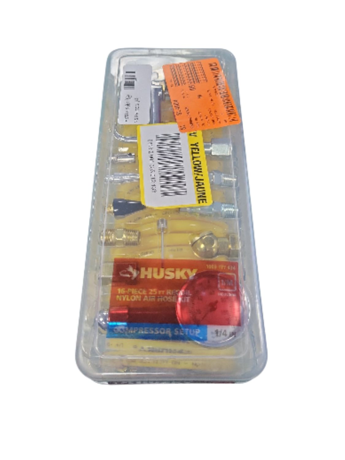 Husky 25 ft. Recoil Nylon Air Hose Kit 15-Piece UAAK-15F-2